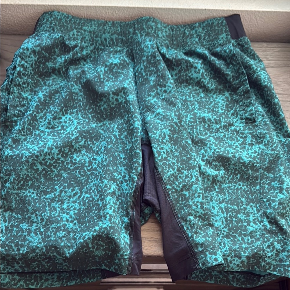 Vibrant Lululemon Patterned Shorts Rare